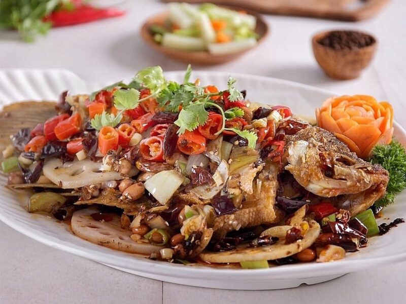 Upgrade Makan Malammu: Gurami Goreng Cabai ala Shezhuan (San Pan Yi Ma La Jiang) di Bima Restaurant