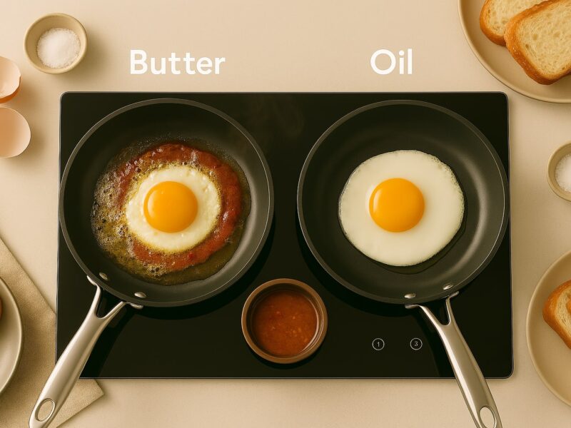 Minyak vs Mentega: Pilihan Terbaik untuk Menggoreng Telur