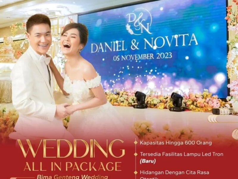 Wedding All In Package: Rayakan Cinta dalam Kemewahan dengan LED Tron Eksklusif di Bima Genteng