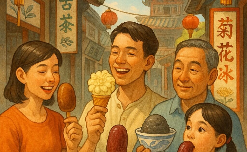 Lawan Cuaca Panas ala China: Es Krim dengan Rasa-Rasa Tradisional ...