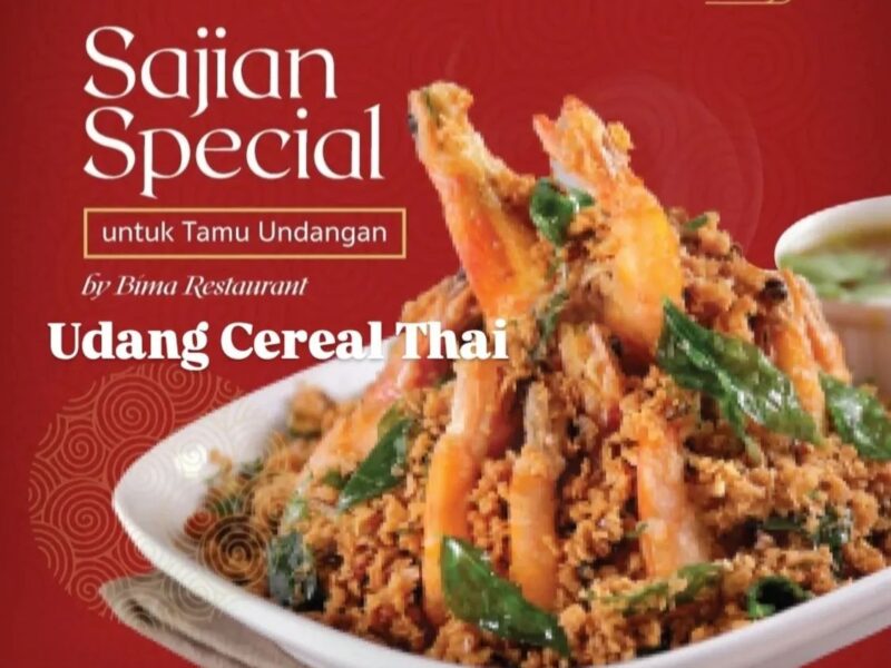 Udang Cereal Thai: Sajian Spesial Bima Restaurant yang Bikin Nagih!