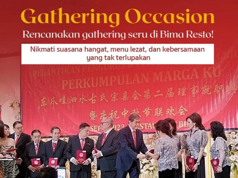 Cari Tempat Gathering di Surabaya? Bima Restaurant Punya Function Hall Mewah + Fasilitas Lengkap