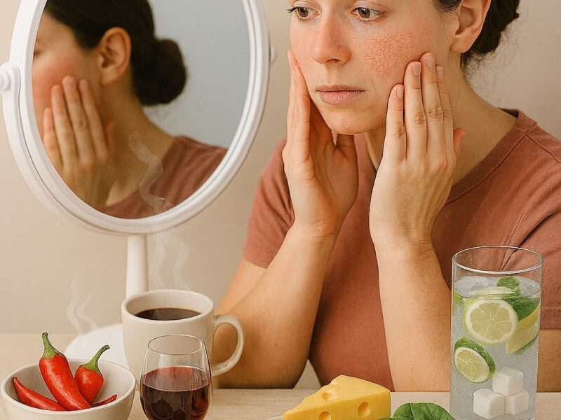 Makanan Ini Bisa Picu Kulit Merah-Merah—Tips Mencegah Rosacea yang Perlu Kamu Tahu