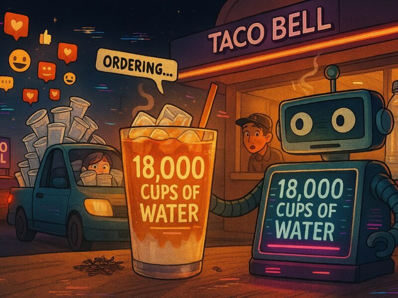 Pesanan 18.000 Gelas Air Hebohkan Drive‑Thru, Taco Bell Tinjau Ulang Teknologi AI