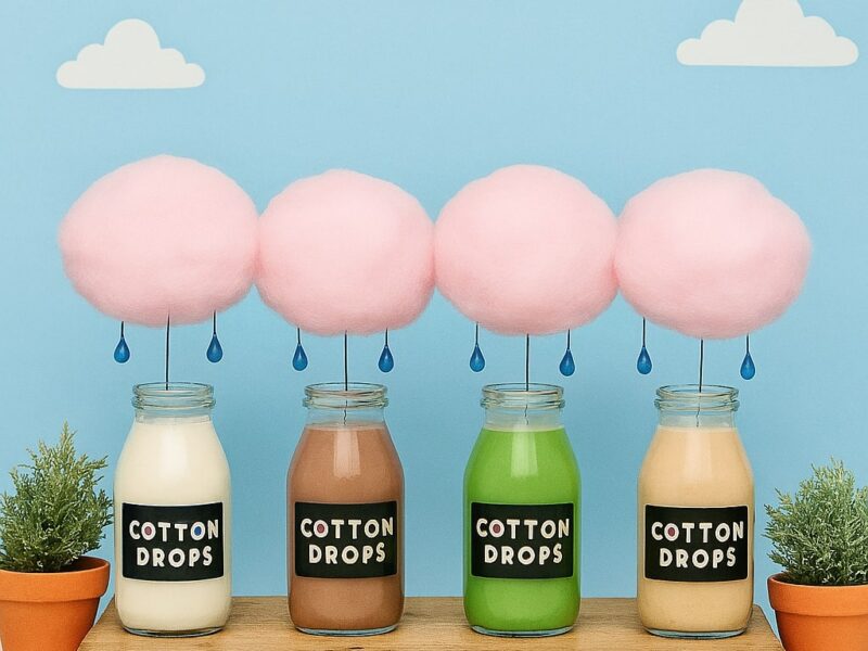  Ngopi? Mendingan Nyobain Cotton Drops, Minuman Manis Kekinian dengan ‘Hujan’ Gulali yang Instagramable