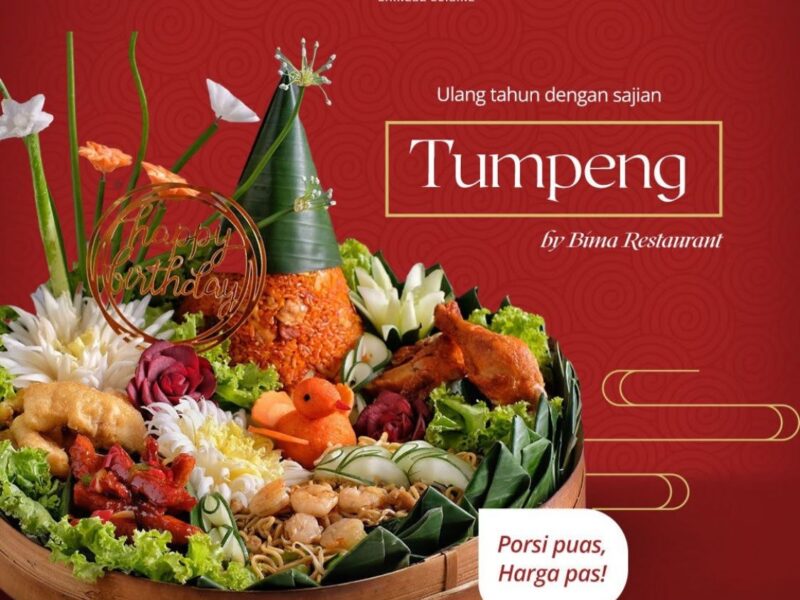 Ulang Tahun, Syukuran, atau Acara Kantor? Tumpeng by Bima Restaurant Siap Lengkapi Perayaanmu! Porsi Puas, Harga Pas