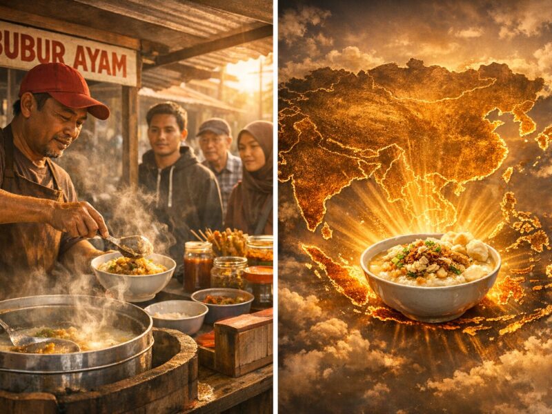 Dari Warung Pinggir Jalan ke Asia: Bubur Ayam Indonesia Jadi yang Terbaik, Bukti Kuliner Lokal Bisa Mendunia