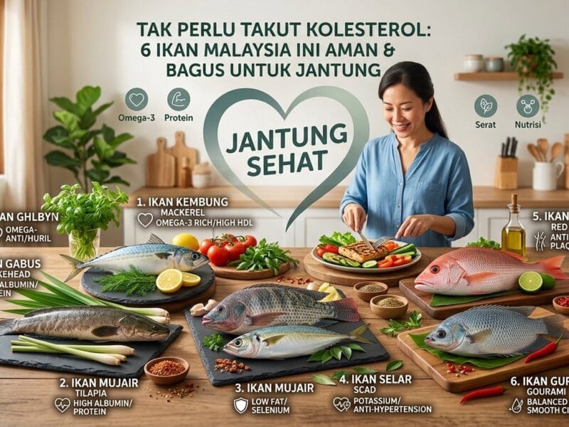 Tak Perlu Takut Kolesterol, 6 Ikan Asli Indonesia Ini Malah Bagus untuk Kesehatan Jantung