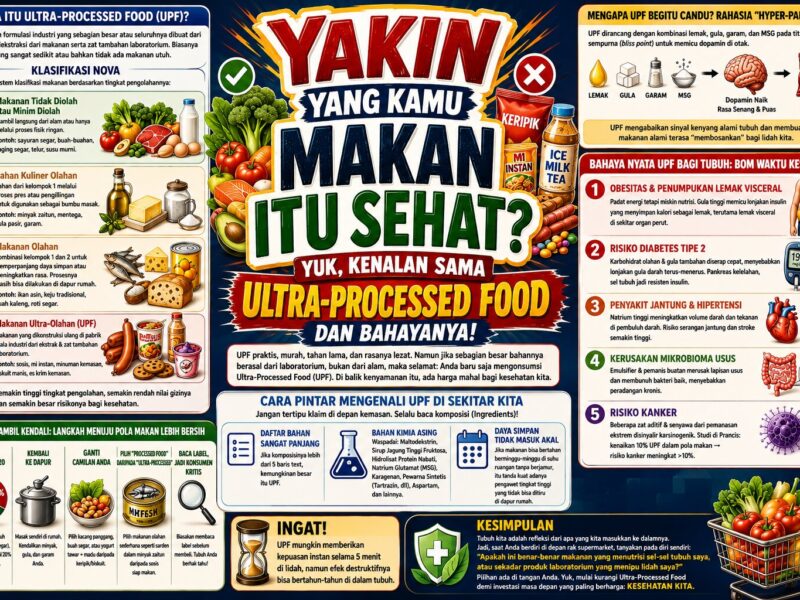Yakin yang Kamu Makan Itu Sehat? Yuk, Kenalan Sama Ultra-Processed Food dan Bahayanya!