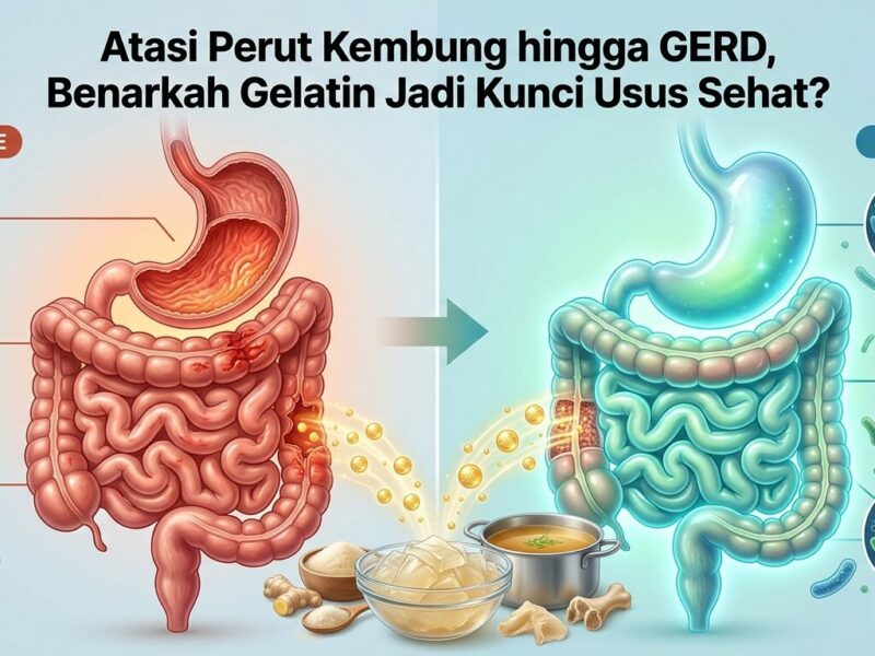 Atasi Perut Kembung hingga Gerd, Benarkah Gelatin Jadi Kunci Usus Sehat?