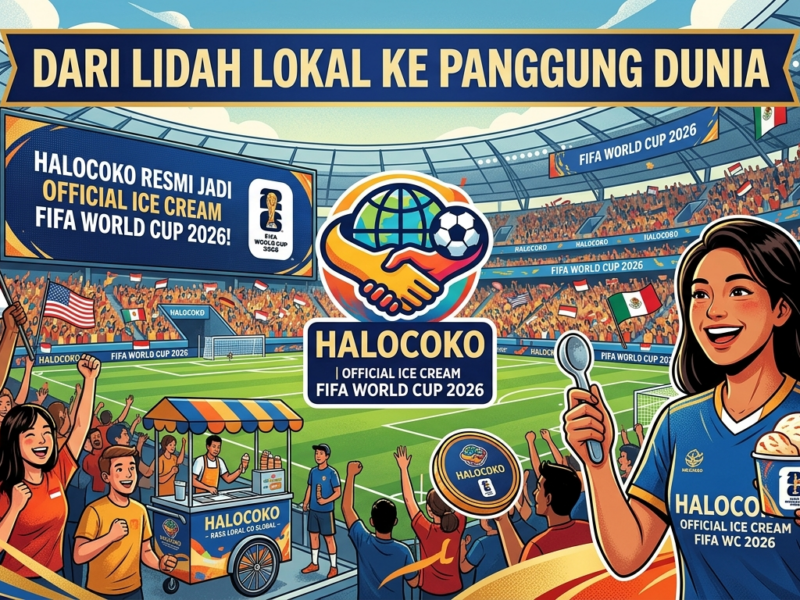 Dari Lidah Lokal ke Panggung Dunia: Saat Halocoko Resmi Jadi Official Ice Cream FIFA World Cup 2026!