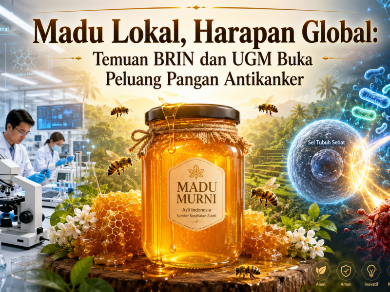 Madu Lokal, Harapan Global: Temuan BRIN dan UGM Buka Peluang Pangan Antikanker