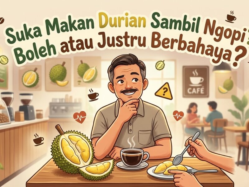Suka Makan Durian Sambil Ngopi? Boleh atau Justru Berbahaya? Ini Kata Ahli!