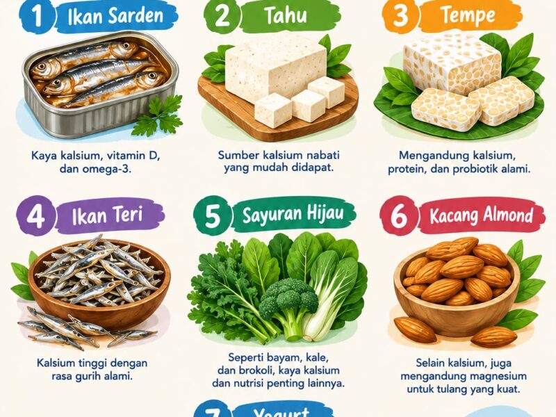 Tak Harus Susu! Ini 7 Makanan Tinggi Kalsium yang Baik untuk Tulang